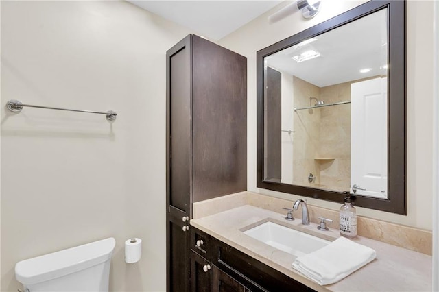 220 Decatur St Unit 304, New Orleans, LA 70130 - bathroom featuring toilet, vanity, and a shower
