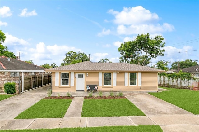 7504 Birch St, Violet, LA 70092 - view of front of property with concrete driveway
