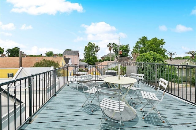3300 Dumaine St, New Orleans, LA 70119 - view of wooden deck