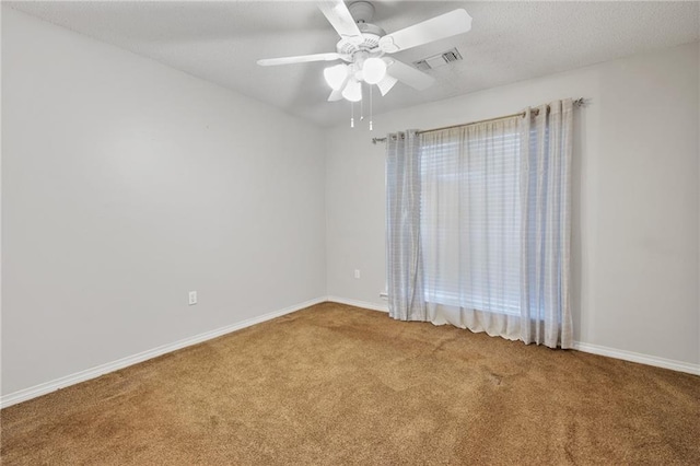 374 E Suncrest Loop, Slidell, LA 70458 - carpeted empty room featuring baseboards and ceiling fan