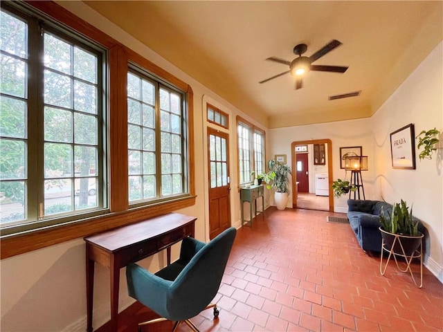 1500 Camp St, New Orleans, LA 70130 - sunroom / solarium featuring french doors