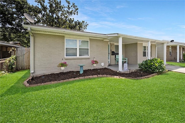 3620 Arizona Ave, Kenner, LA 70065 - ranch-style house with a porch and brick siding