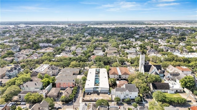 2833 St Charles Ave Unit 16, New Orleans, LA 70115 - aerial overview of property's location with nearby suburban area