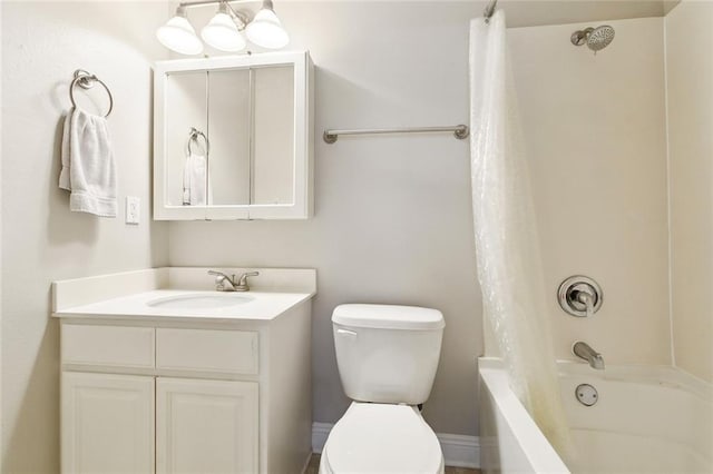 3805 Houma Blvd Unit A234, Metairie, LA 70006 - full bathroom with vanity, toilet, and shower / bath combination with curtain