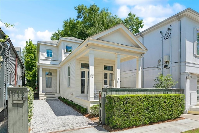 1113 9th St, New Orleans, LA 70115 - view of front of house with covered porch