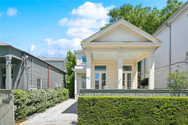 1113 9th St, New Orleans, LA 70115 - view of front of house featuring covered porch