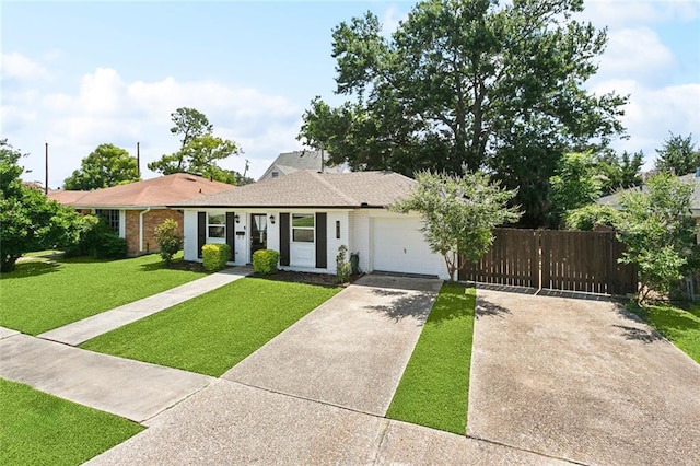 917 Belmont Pl, Metairie, LA 70001 - ranch-style home featuring an attached garage, concrete driveway, and brick siding