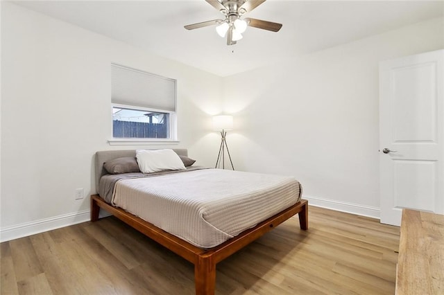 917 Belmont Pl, Metairie, LA 70001 - bedroom with light wood-type flooring and a ceiling fan