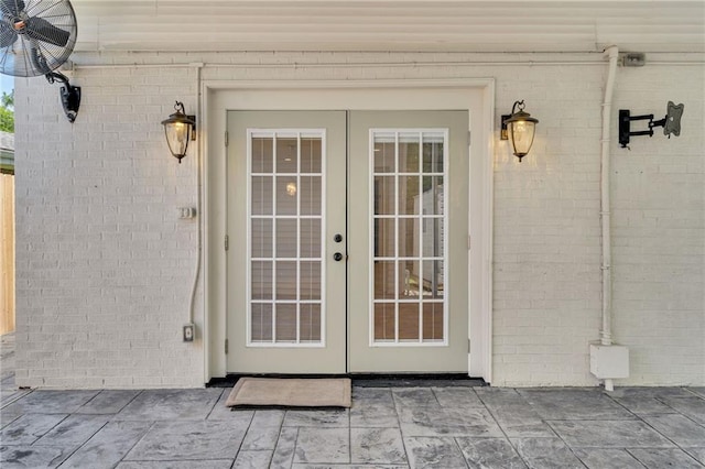 212 Nelson Dr, River Ridge, LA 70123 - property entrance with french doors and brick siding