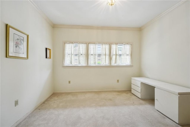 653 Fairfield Ave, Gretna, LA 70056 - unfurnished office featuring ornamental molding, plenty of natural light, and carpet floors