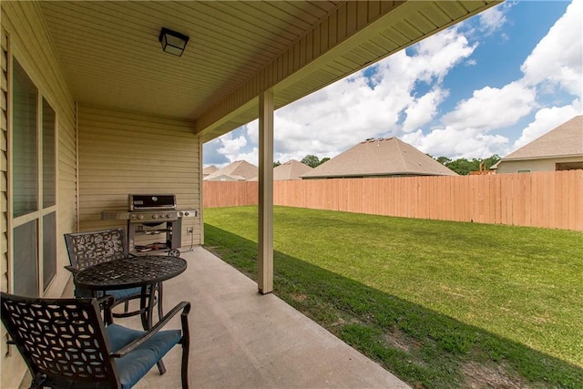422 Scotch Pine Dr, Ponchatoula, LA 70454 - view of patio featuring grilling area