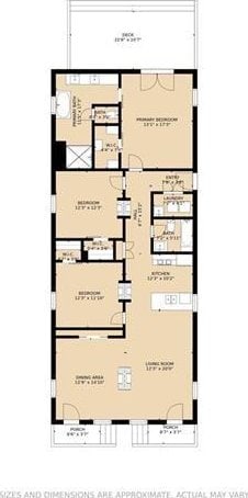 1355 Columbus St, New Orleans, LA 70116 - view of room layout