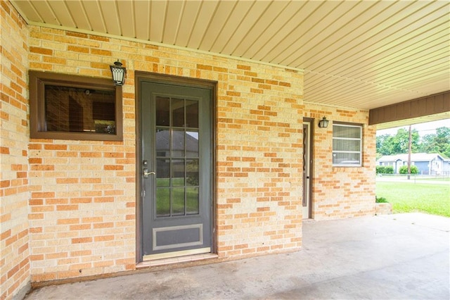 477 S Church St, Garyville, LA 70051 - property entrance featuring brick siding