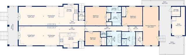 304 Henry Clay Ave, New Orleans, LA 70118 - home floor plan