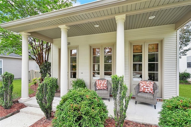 228 Shady Pond Ln, Covington, LA 70435 - view of covered porch
