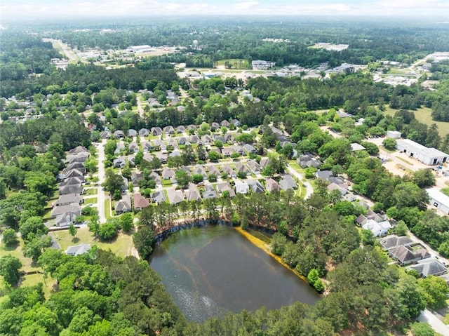 228 Shady Pond Ln, Covington, LA 70435 - aerial perspective of suburban area with a nearby body of water