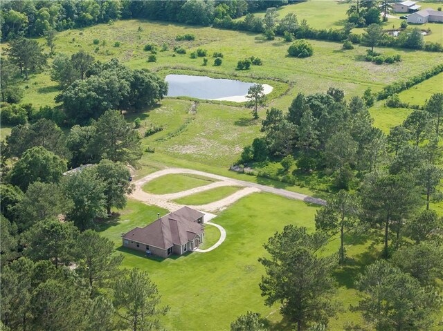 15488 Lake Ramsey Rd, Covington, LA 70435 - overview of rural landscape featuring a nearby body of water