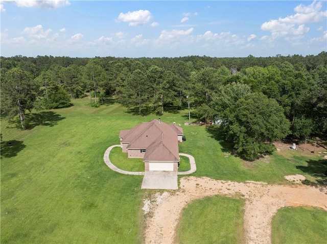15488 Lake Ramsey Rd, Covington, LA 70435 - view of subject property with a heavily wooded area