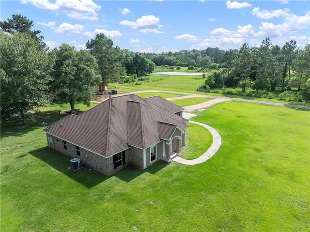 15488 Lake Ramsey Rd, Covington, LA 70435 - view of subject property with a nearby body of water and a tree filled landscape