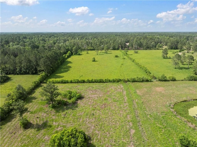 15488 Lake Ramsey Rd, Covington, LA 70435 - aerial view of sparsely populated area featuring a heavily wooded area