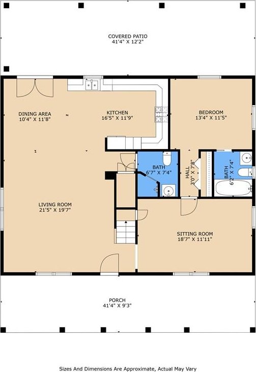 920 Bonnabel Blvd, Metairie, LA 70005 - room layout