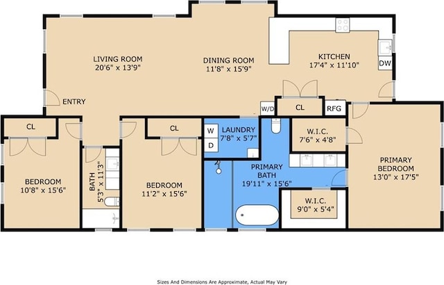 67 W Claiborne Sq, Chalmette, LA 70043 - property floor plan