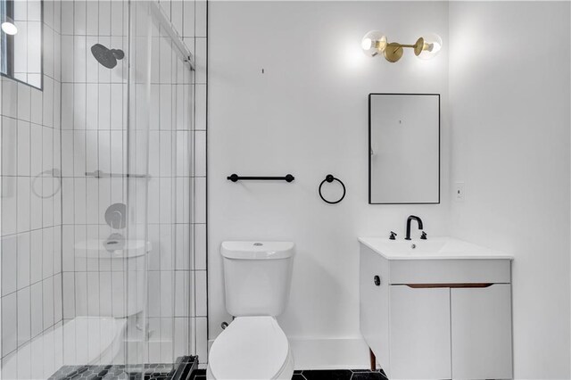 1039 Verret St, New Orleans, LA 70114 - full bath with toilet, vanity, and a shower stall