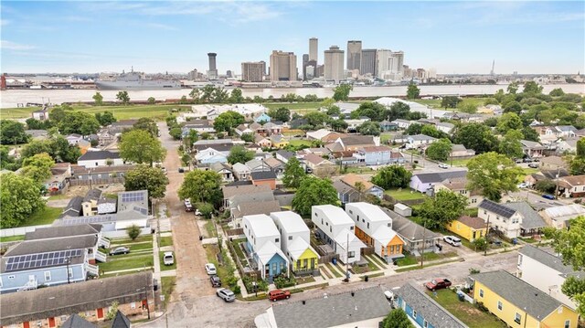 1039 Verret St, New Orleans, LA 70114 - aerial view of residential area with skyline