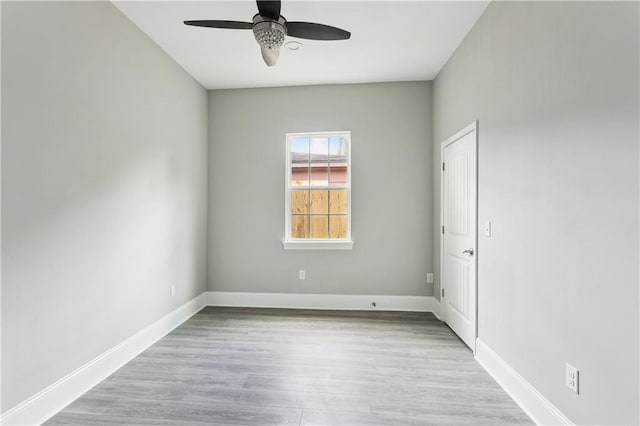 1827-29 Frenchmen St, New Orleans, LA 70116 - spare room with ceiling fan, wood finished floors, and baseboards