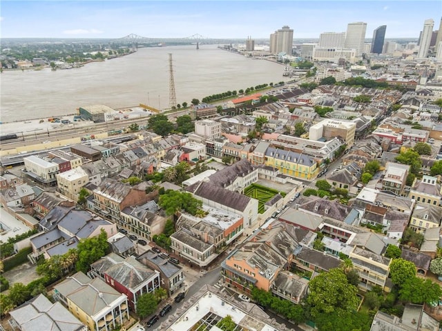 1138-1140 Chartres St, New Orleans, LA 70116 - drone / aerial view of a notable bridge and a nearby body of water