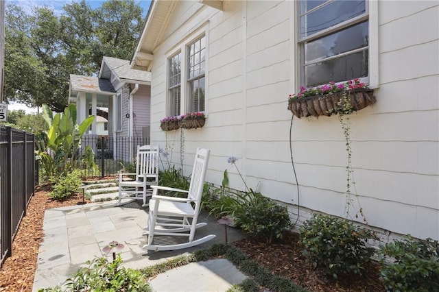 4198 Dumaine St, New Orleans, LA 70119 - doorway to property featuring a patio