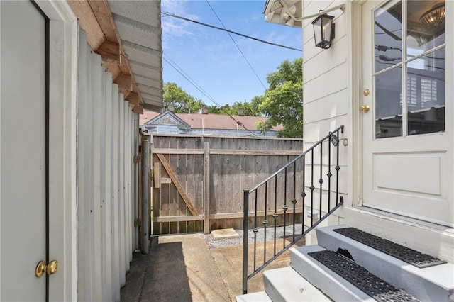 4198 Dumaine St, New Orleans, LA 70119 - view of patio featuring a gate