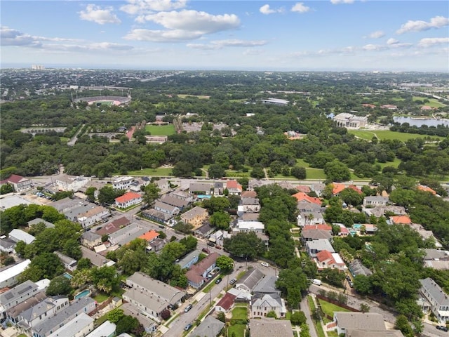 4198 Dumaine St, New Orleans, LA 70119 - aerial overview of property's location with nearby suburban area and a nearby body of water