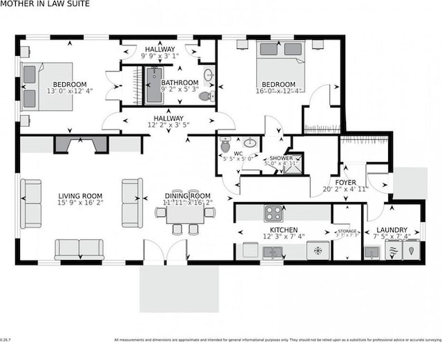 231 Audubon Blvd, New Orleans, LA 70125 - view of room layout