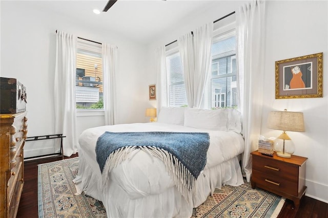 3429 Willow St, New Orleans, LA 70115 - bedroom featuring wood finished floors, baseboards, and recessed lighting