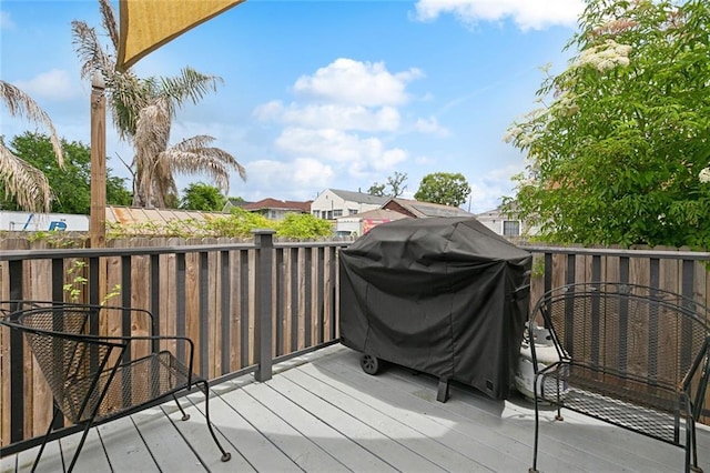 3429 Willow St, New Orleans, LA 70115 - deck featuring area for grilling