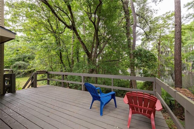 42 E Chamale Cv Unit 42, Slidell, LA 70460 - view of wooden deck