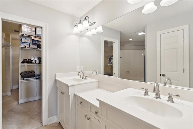 127 Windward Passage St, Slidell, LA 70458 - bathroom featuring vanity and baseboards