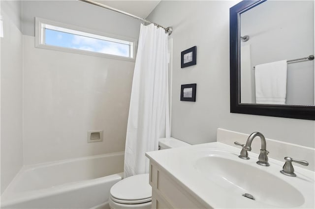 127 Windward Passage St, Slidell, LA 70458 - bathroom with toilet, shower / bathtub combination with curtain, and vanity