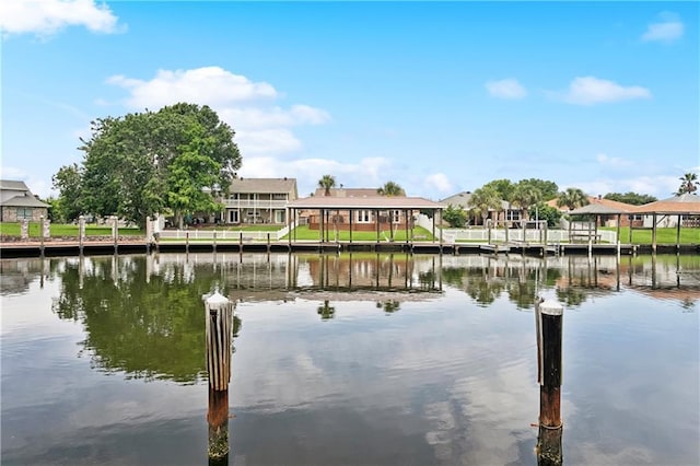 127 Windward Passage St, Slidell, LA 70458 - dock featuring a residential view and a water view