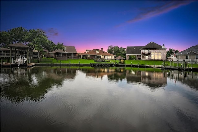 127 Windward Passage St, Slidell, LA 70458 - water view with a dock