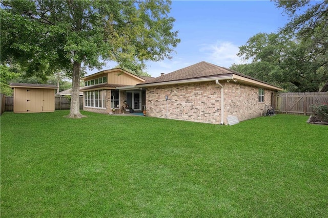 553 Manchester Dr, Slidell, LA 70461 - rear view of property featuring brick siding