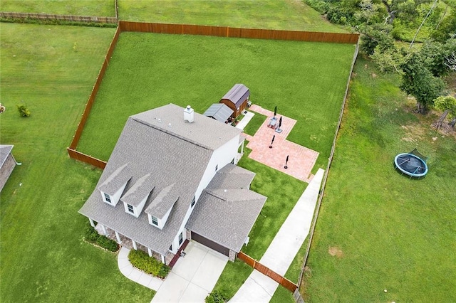 9574 W Terran Ln, Waggaman, LA 70094 - view from above of property