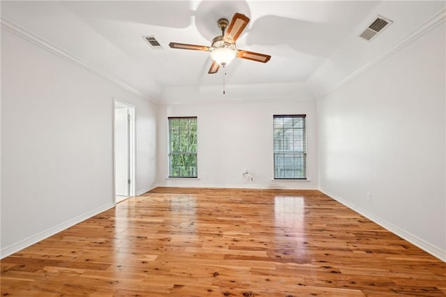 310 Scotchpine Dr, Mandeville, LA 70471 - empty room featuring wood finished floors and ceiling fan