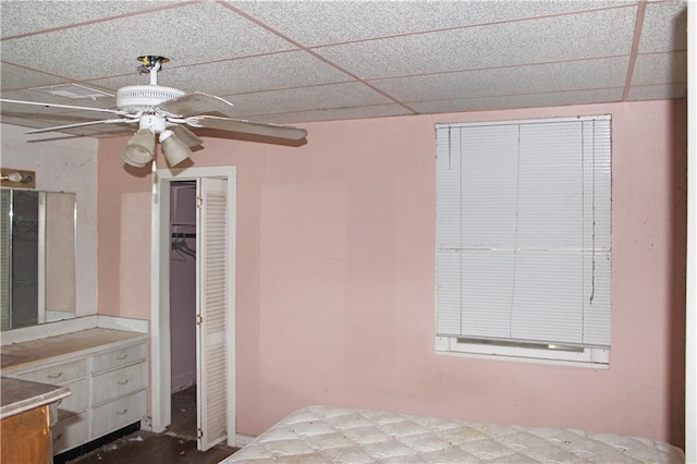 717 E Jefferson Park, Jefferson, LA 70121 - unfurnished bedroom with ceiling fan and a closet