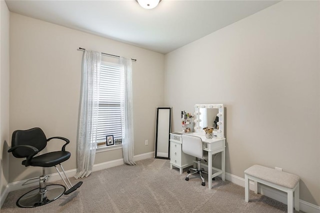 6476 Nesting Dr, Gonzales, LA 70737 - office area featuring plenty of natural light, baseboards, and carpet floors