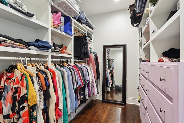 1212 Milan St, New Orleans, LA 70115 - spacious closet featuring wood finished floors