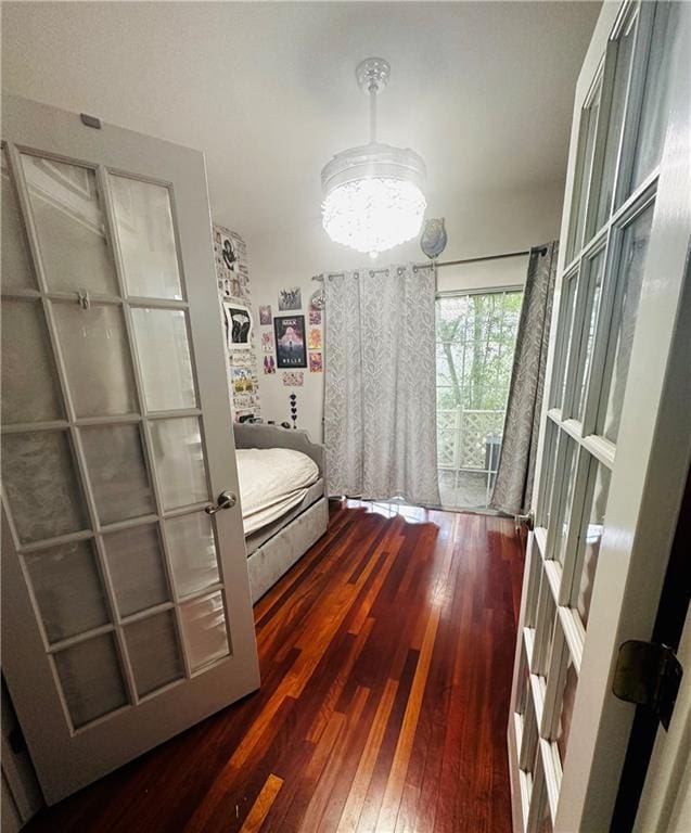 3514 Audubon Trce Unit 3514, Jefferson, LA 70121 - bathroom with wood-type flooring and a chandelier