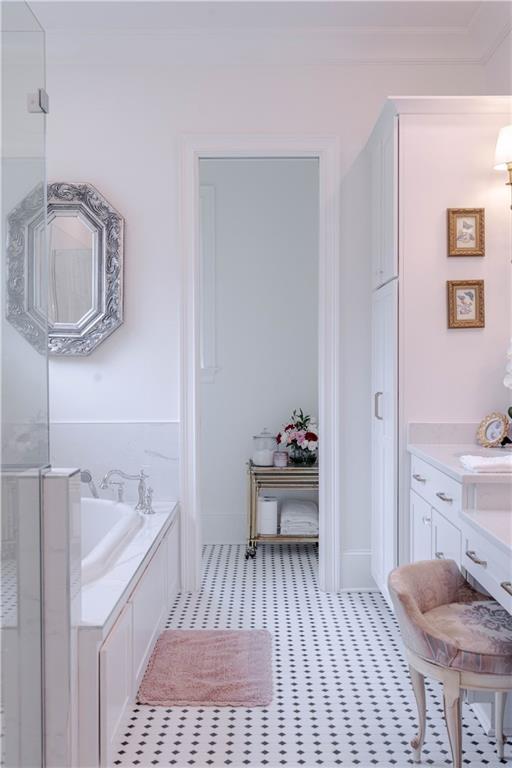 1302 W 23rd Ave, Covington, LA 70433 - full bathroom featuring a bath and vanity