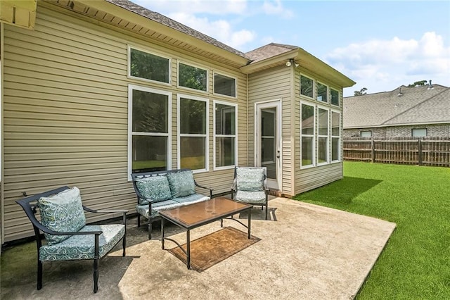 322 Palermo Dr, Slidell, LA 70458 - view of patio / terrace featuring outdoor lounge area